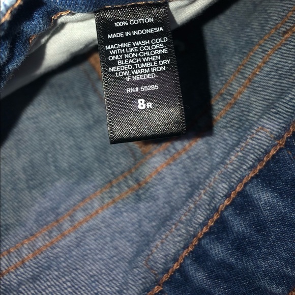 Express Mid Rise Split Jeans - Picture 4 of 4